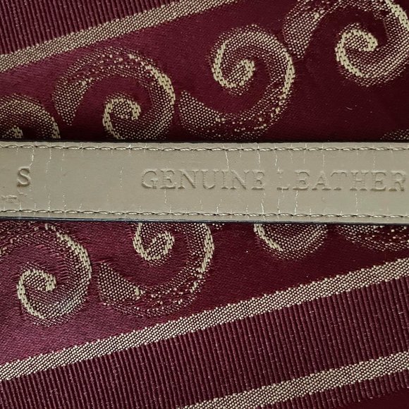 Vintage S Oscar la Renta Genuine Cowhide Leather Cheetah Belt Brown Beige Gold main image 8